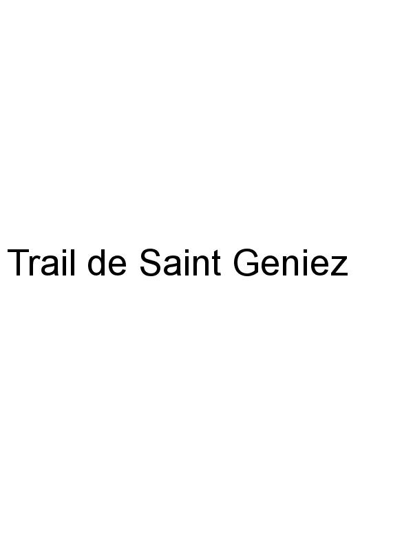 Trail de Saint Geniez