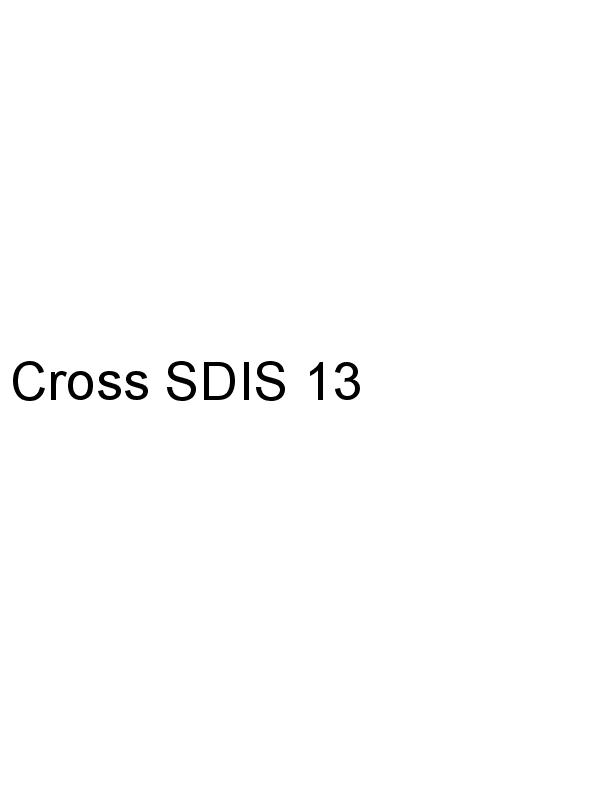 Cross SDIS 13