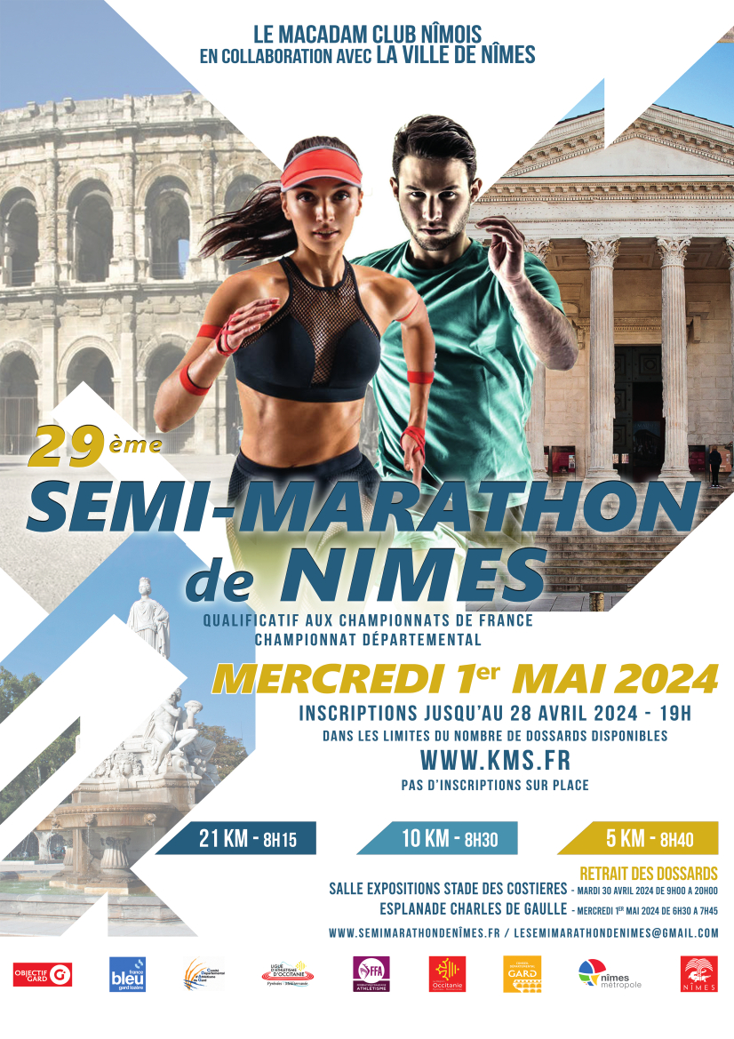 5Km, 10Km et Semi Marathon de Nimes