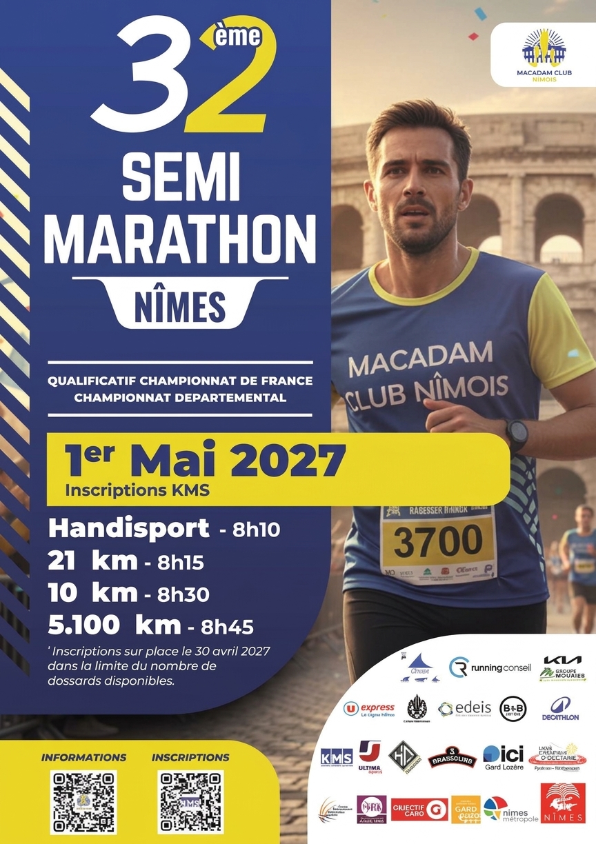 5.100Km, 10Km et Semi Marathon de Nimes : image