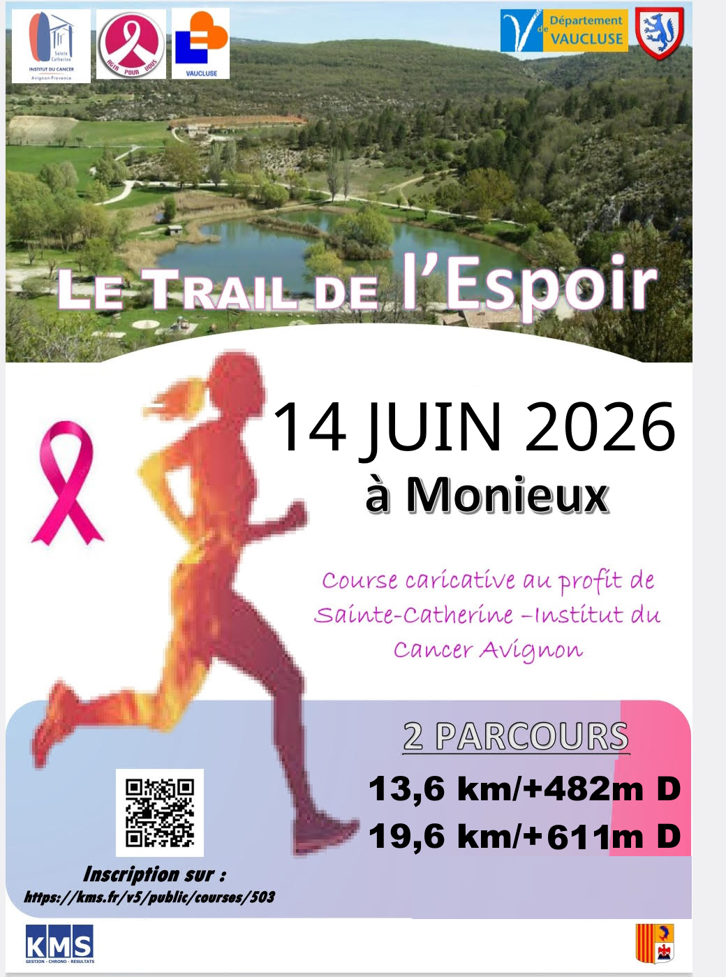 Trail de l'Espoir à Monieux