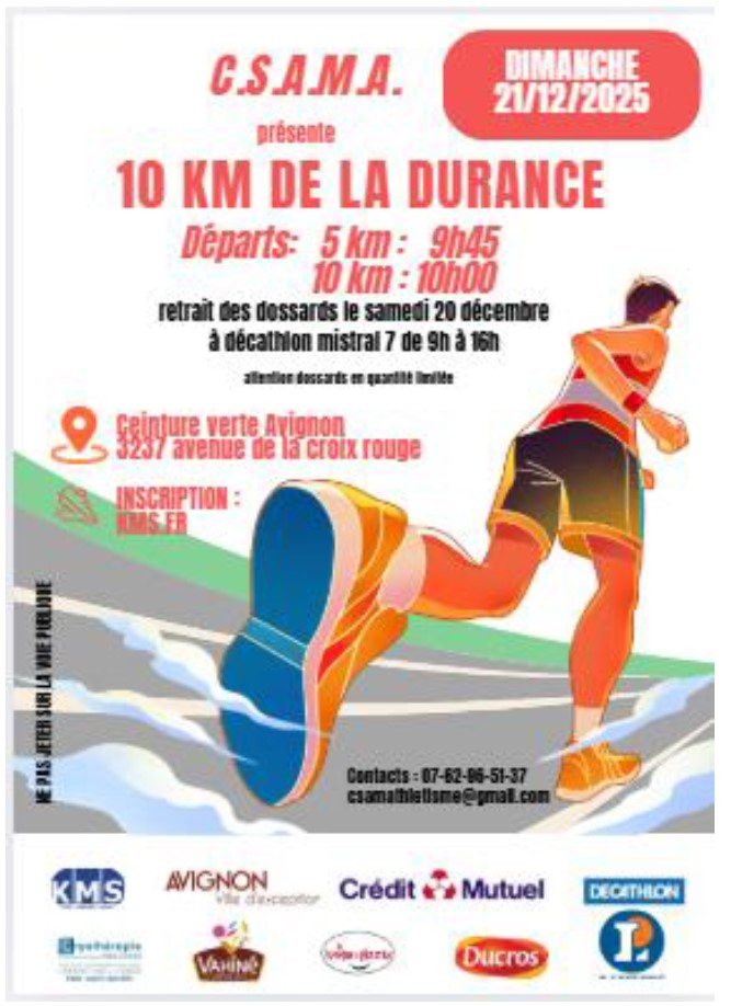 10Km de la Durance