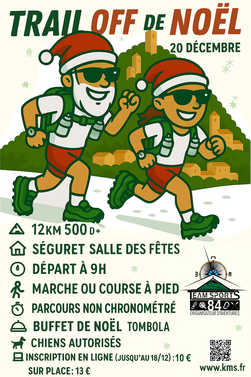 Trail off de Noel du Teamsports 84