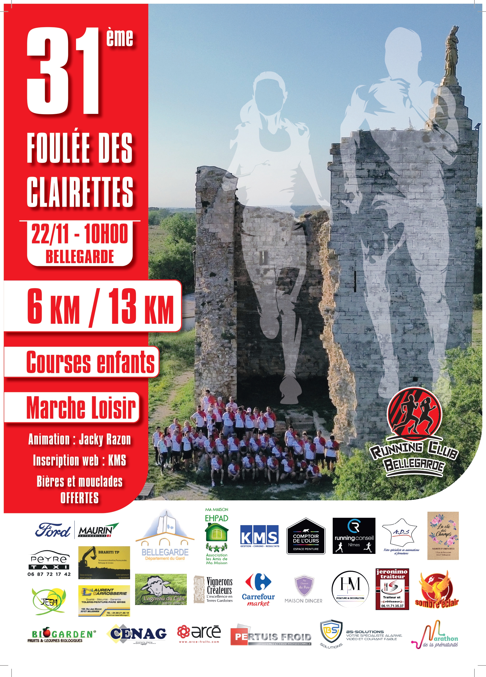 LA FOULEE DES CLAIRETTES : image