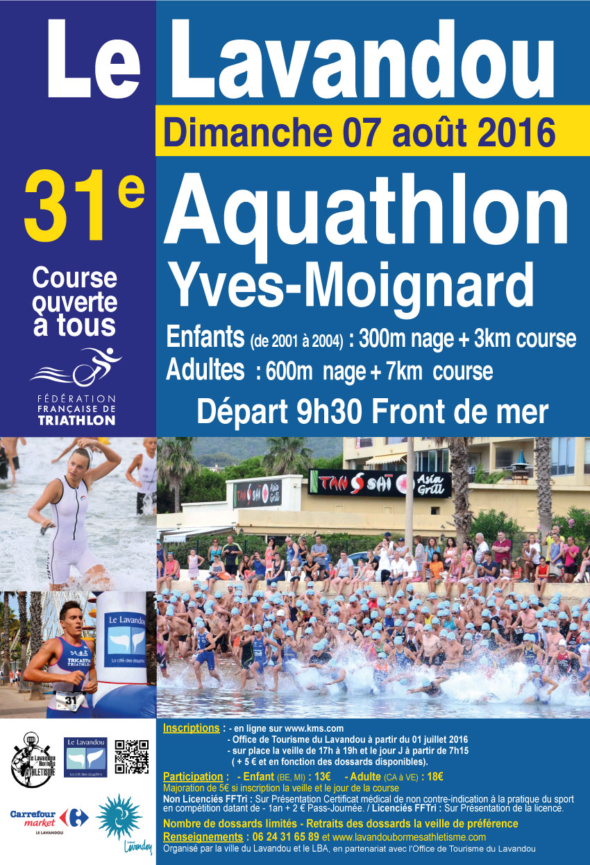 31ème AQUATHLON YVES MOIGNARD