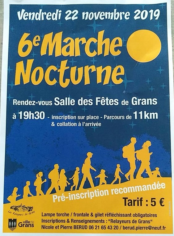 MARCHE NOCTURNE A GRANS : image